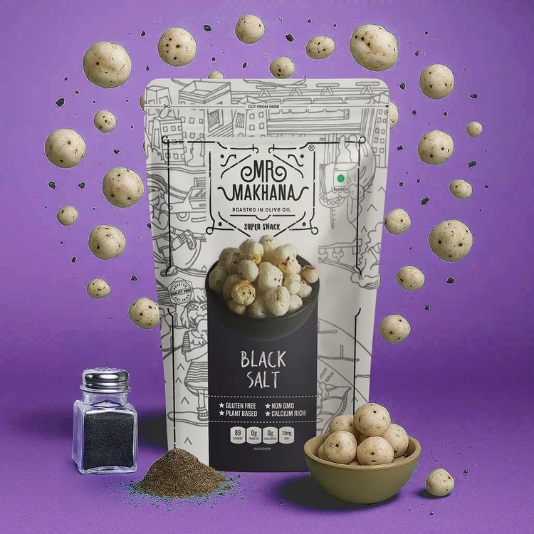 Mr. Makhana Black Salt Flavoured Makhana