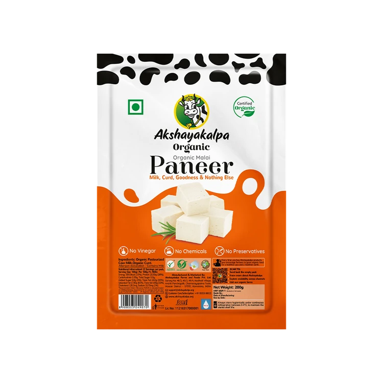Akshayakalpa Organic Malai Paneer