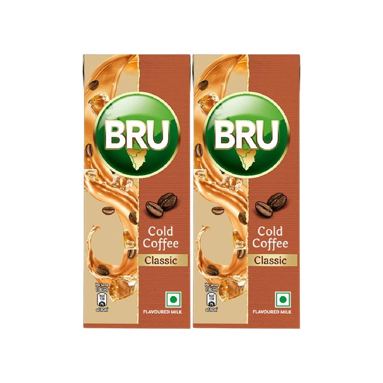 Bru Classic Cold Coffee (180 ml) - Pack of 2