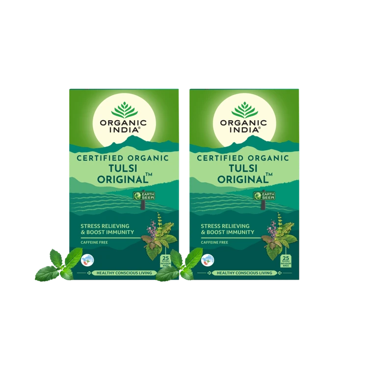Organic India Tulsi Original Tea Bags - Pack of 2