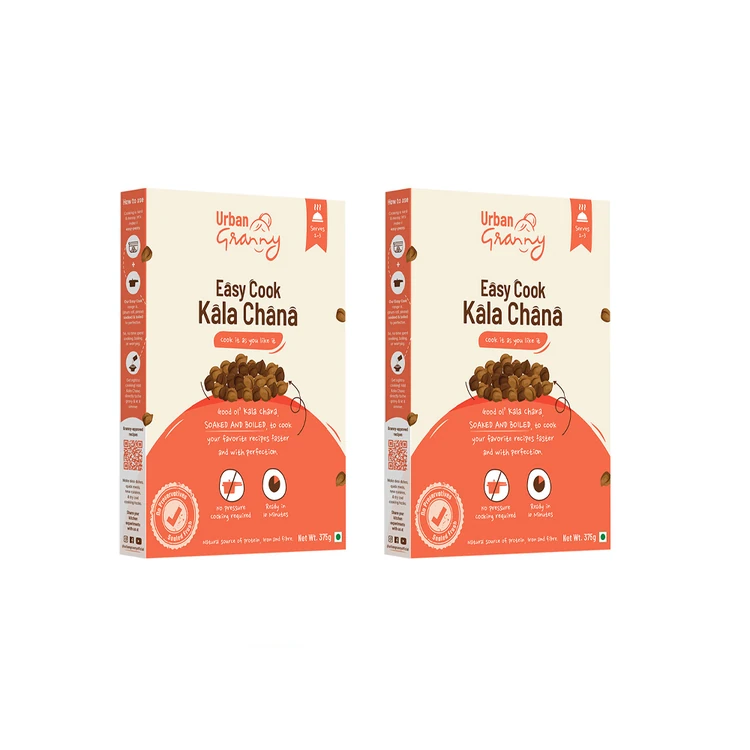 Urban Granny Kala Chana Easy Cook - Pack of 2