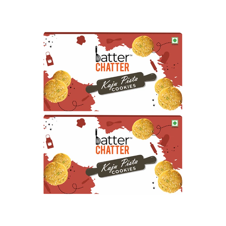 Batter Chatter Kaju Pista Cookies - Pack of 2