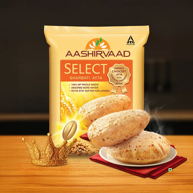 Aashirvaad Select 100% MP Sharbati Atta (10 kg) (Sharbati Hittu)