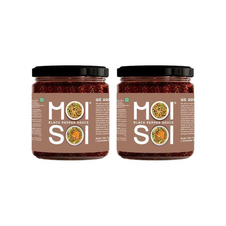 Moi Soi Black Pepper Sauce - Pack of 2