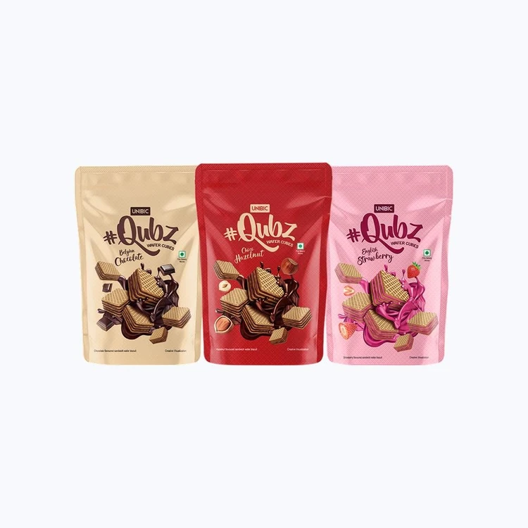 Unibic Qubz Assorted Wafer Chocolate