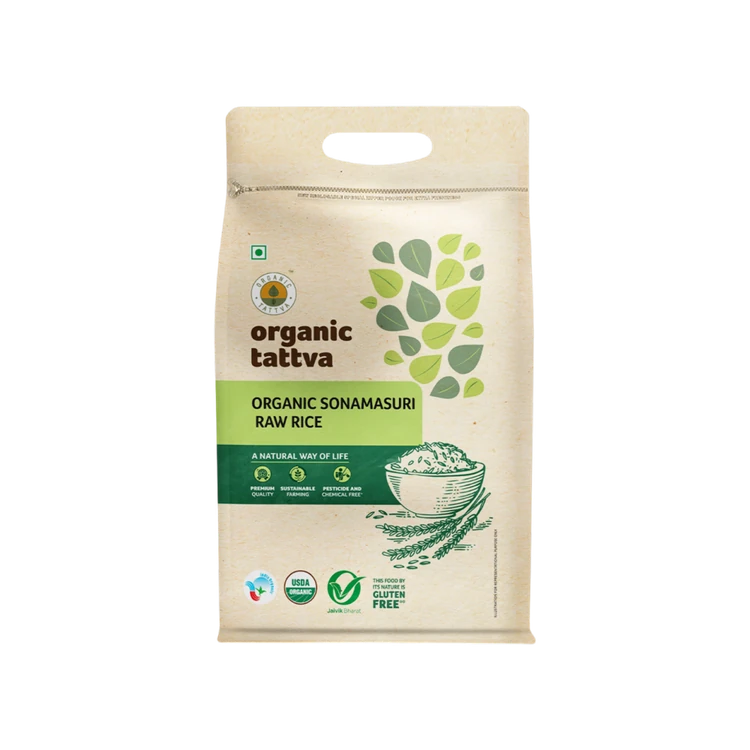 Organic Tattva White Organic Sonamasuri Rice
