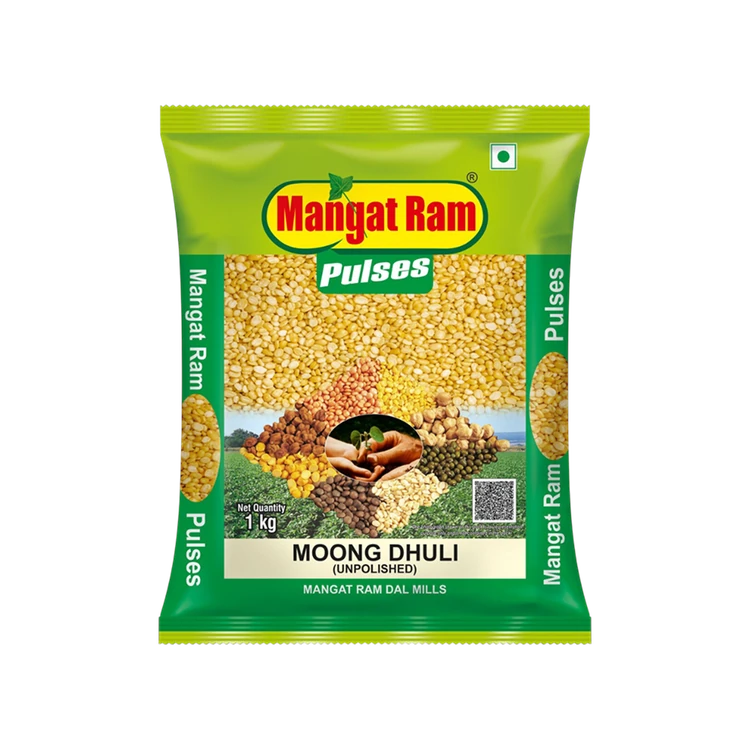 Mangat Ram Unpolished Moong Dal (Dhuli)