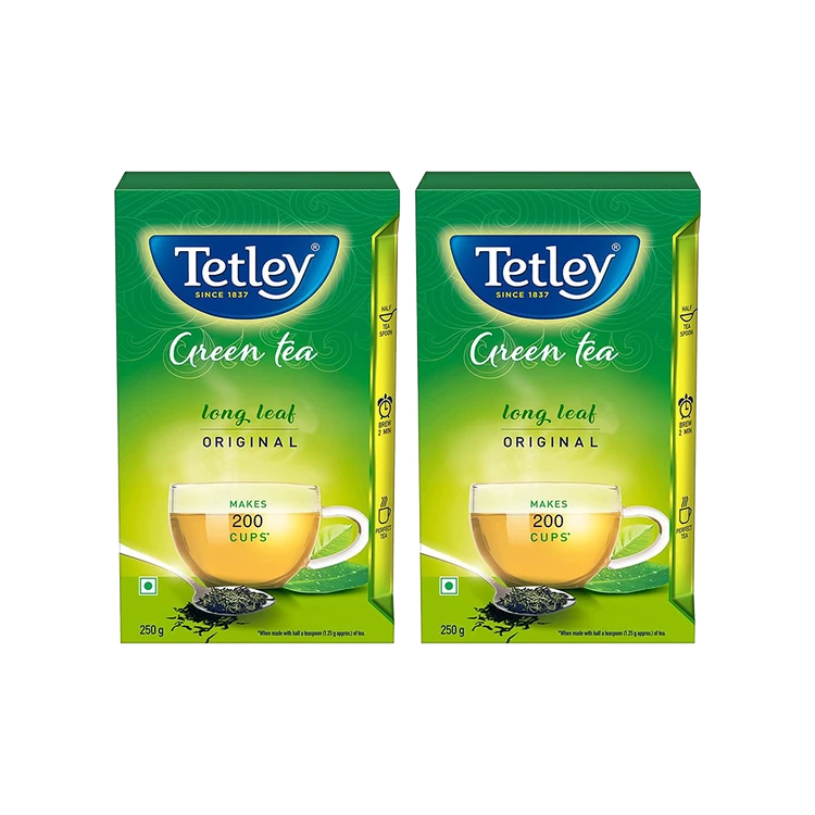Tetley Immune with Added Vitamin C Green Tea (250 g) - Pack of 2