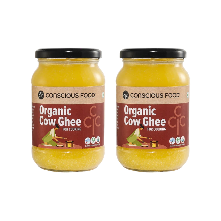 Conscious Food Organic Cow Ghee - Pack of 2