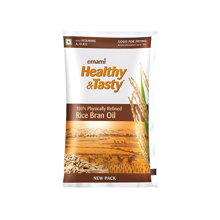 Emami Healthy & Tasty Physically Refined Rice Bran Oil (Akki Enne)