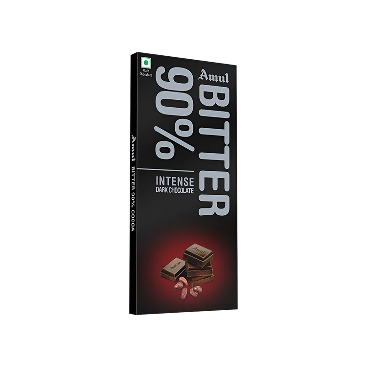 Amul 90% Bitter Dark Chocolate Bar