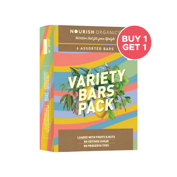 Nourish Organics Assorted Bar Pack - Buy 1 Get 1 Free