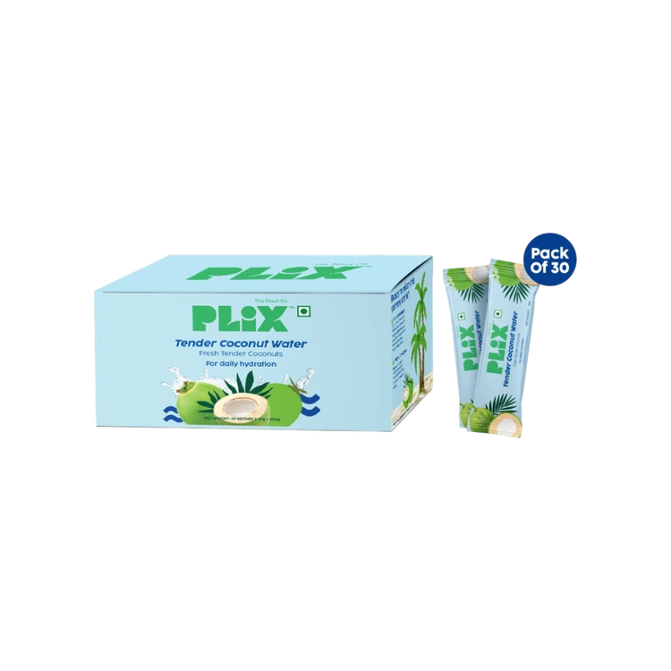 Plix Tender Coconut Water Premix Powder Sachets