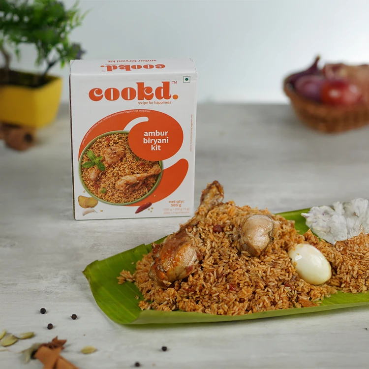 Cookd Ambur Biryani Kit (Short Grain)