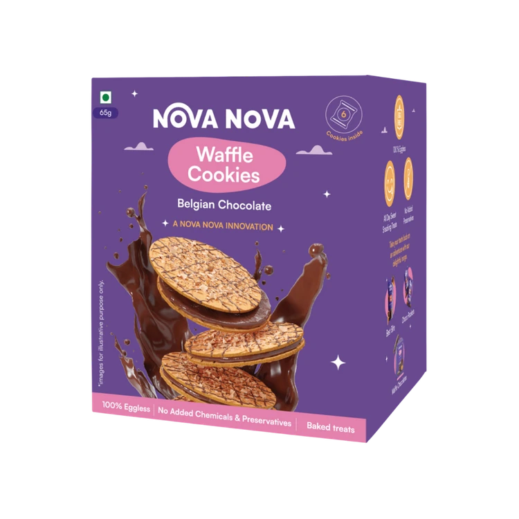 Nova Nova Belgian Chocolate Waffle Cookies