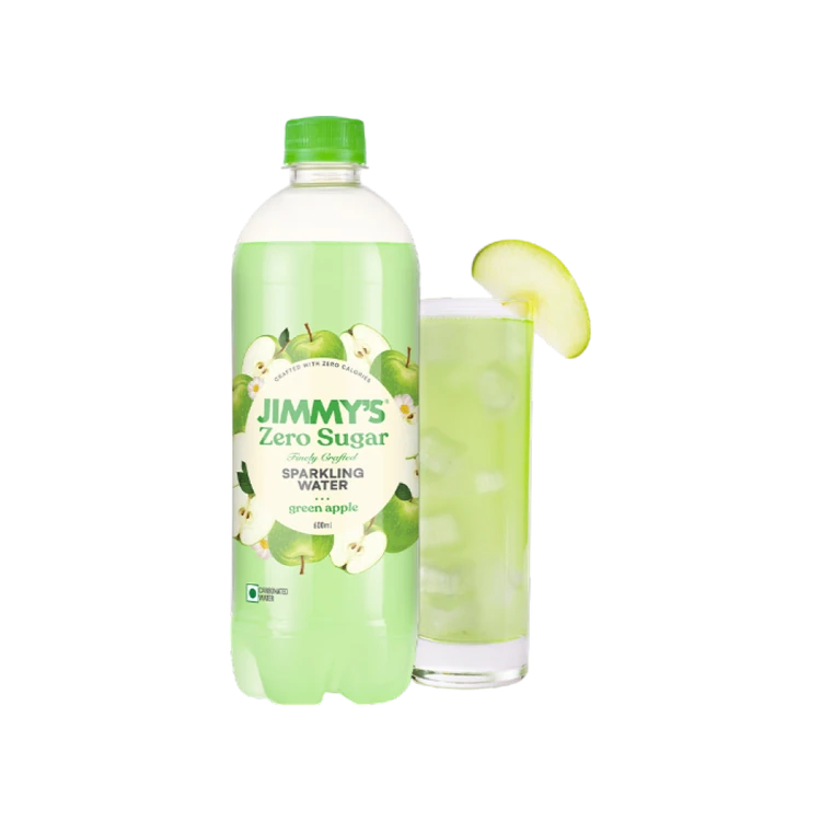 Jimmy's Zero Sugar Sparkling Water (Green Apple)