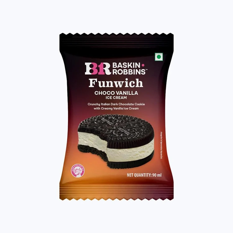 Baskin Robbins Funwich Ice Cream Sandwich