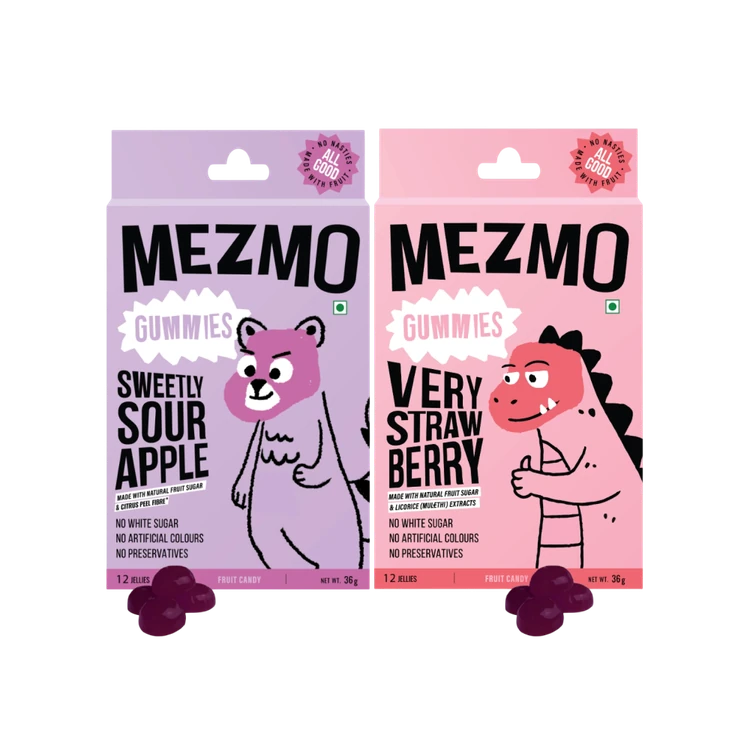 Mezmo Candy - Very Strawberry & Sweetly Sour Apple Candies