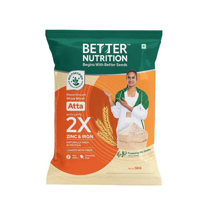 Better Nutrition Wheat Atta – 2X Nutrition (Godihittu)