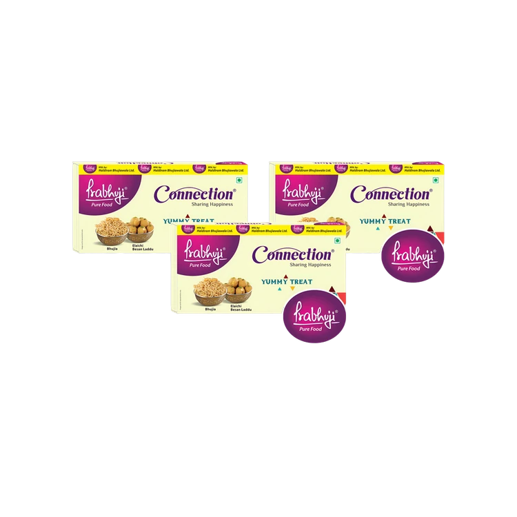 Haldiram's Prabhuji Yummy Treat Gift Pack - Pack of 3