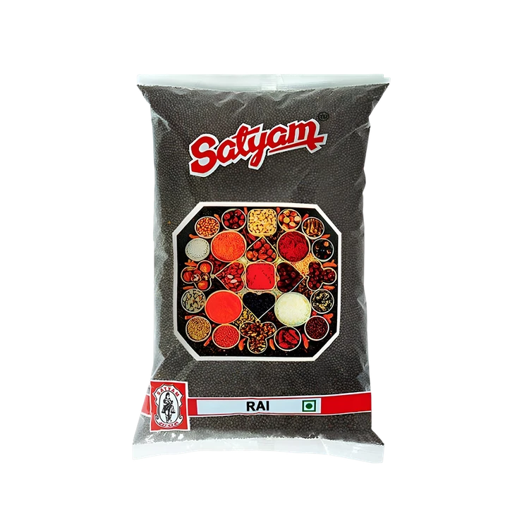 Satyam Black Big Mustard Seeds (Dodda Sasive Kaalu)