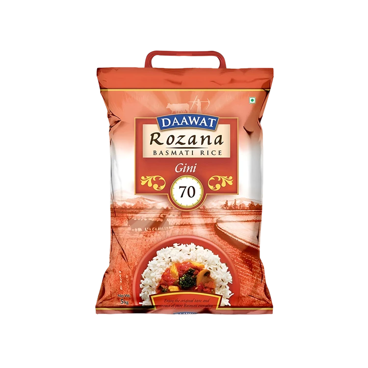 Daawat Rozana Gini Basmati Rice (Long Grain) (Basmati Akki)