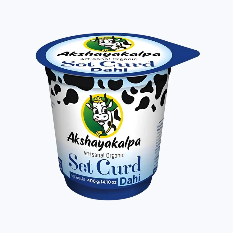 Akshayakalpa Organic Artisanal Organic Set Cup Curd