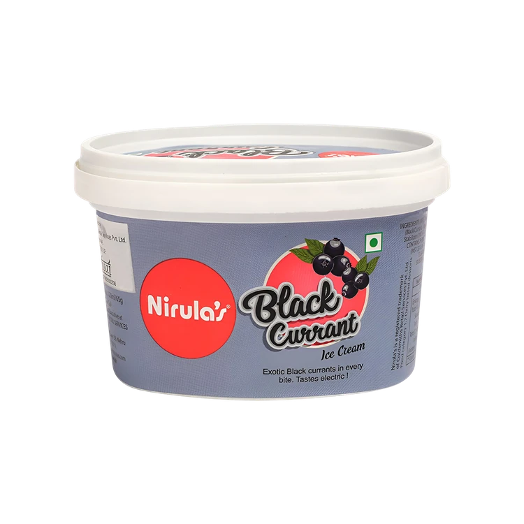 Nirula's Black Currant Ice Cream Cup