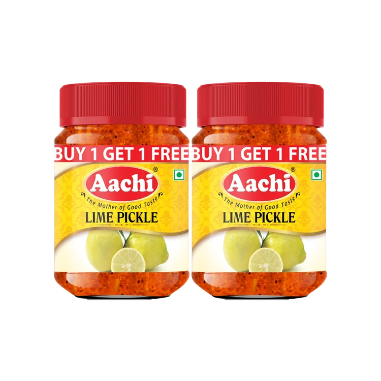 Aachi Lime Pickle 200 g - Buy One Get One Free