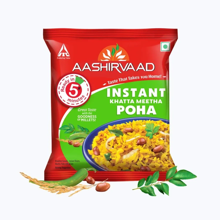 Aashirvaad Instant Khatta Meetha Poha Ready to Eat