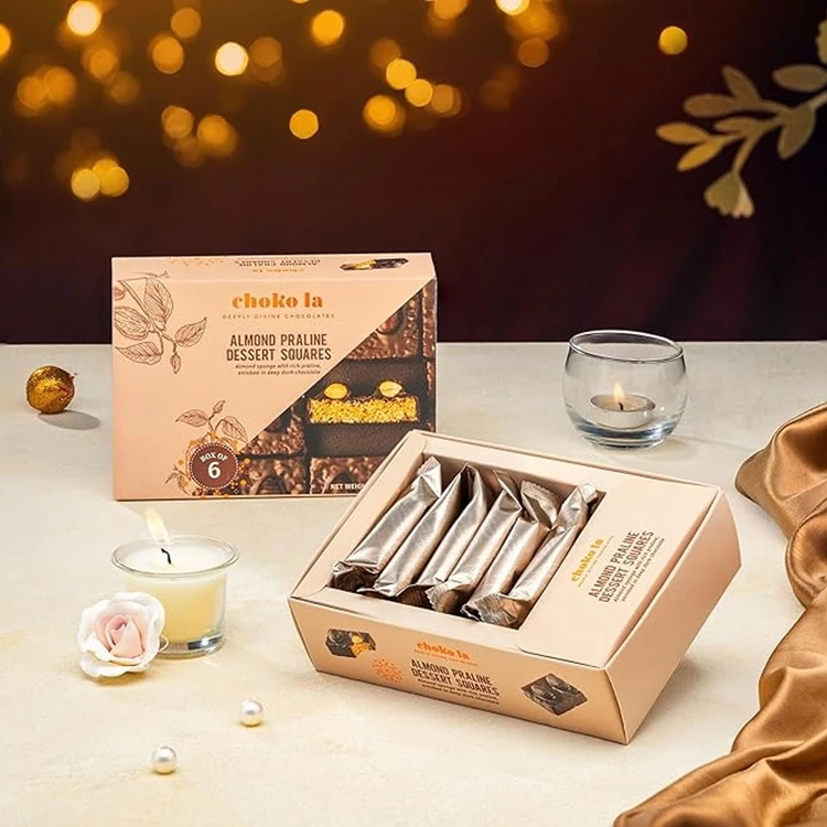 Choko La Almond Praline Dessert Squares Chocolate Box