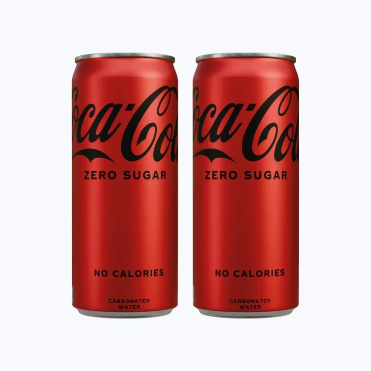 Coca-Cola Zero Sugar Soft Drink - Pack of 2