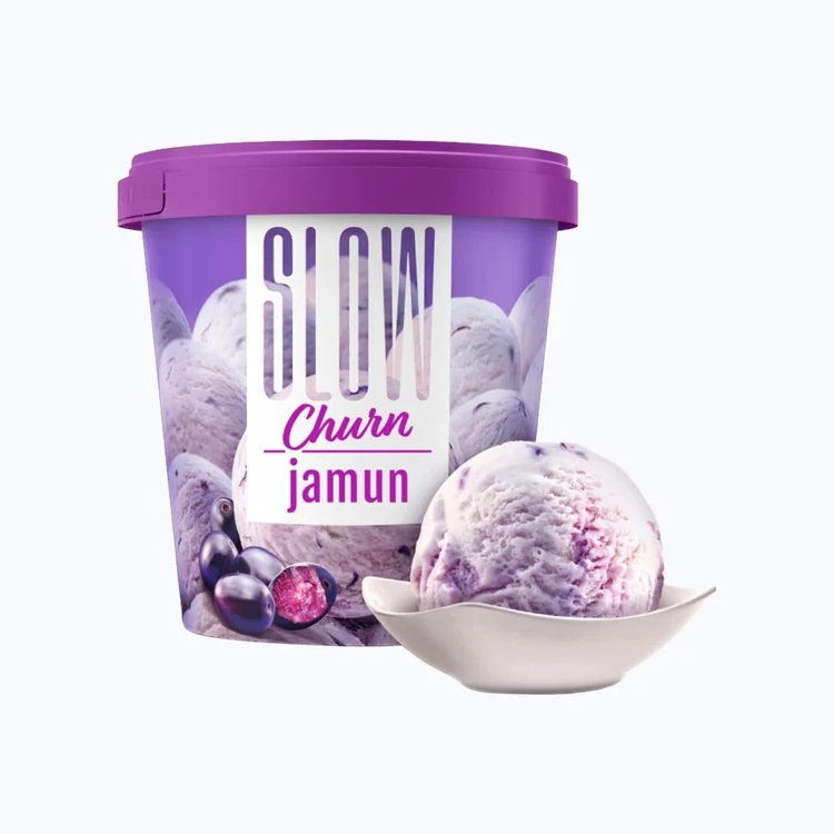 Slow Churn Jamun Ice Cream Tub