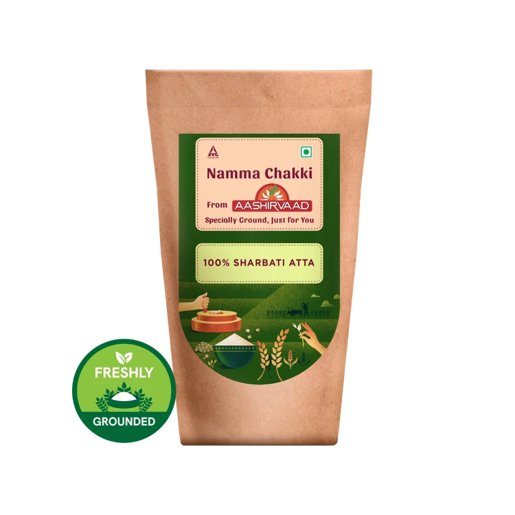 Aashirvaad Namma Chakki 100% Sharbati Atta (Sharbati Hittu)