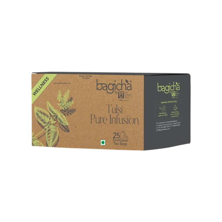 Bagicha By Jay Shree Tea Tulsi Pure Infusion Tea Bags