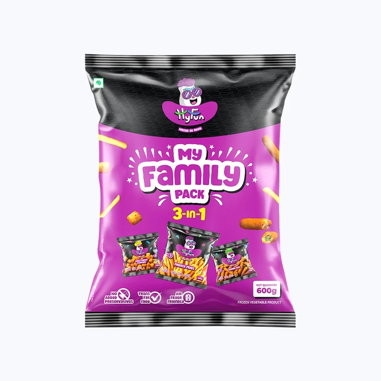 HyFun My Family Pack (3 In 1) Frozen Snack