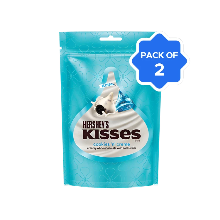 Hershey's Kisses Cookies n Creme Assorted Chocolate Pack - Pack of 2