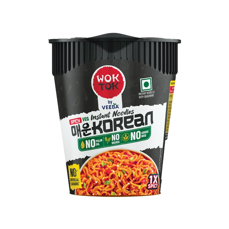 Wok Tok by Veeba Spicy Korean Cup Noodles (No Maida & Palm Oil)
