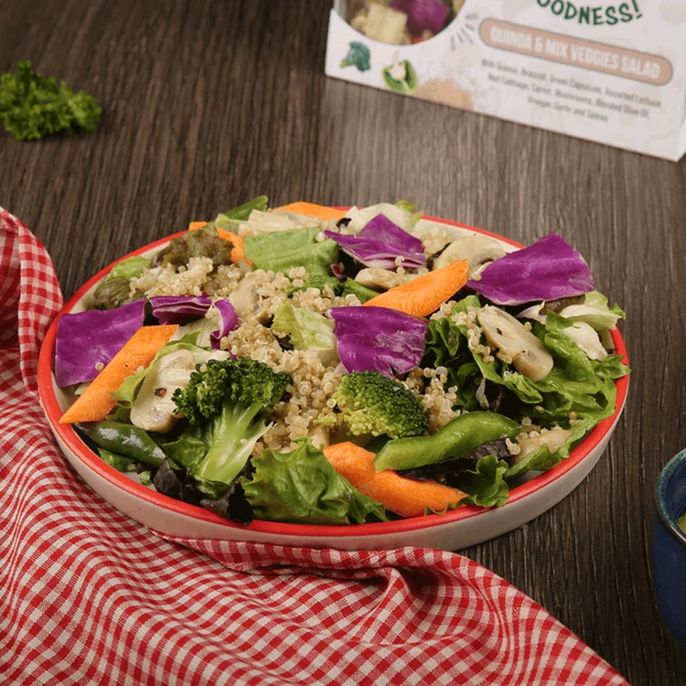 Quinoa and Mix Veggies Salad