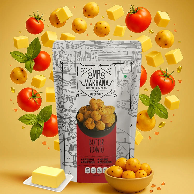 Mr. Makhana Butter Tomato Flavoured Makhana