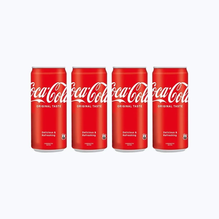 Coca-Cola Cola Soft Drink (300 ml) - Pack of 4