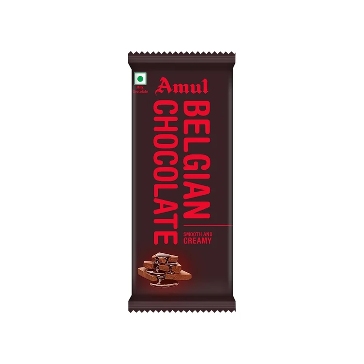 Amul Belgian Smooth and Creamy Milk Chocolate Bar