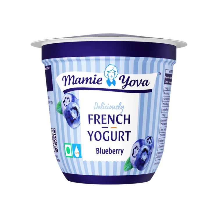 Mamie Yova French Fruit Yogurt -Blueberry