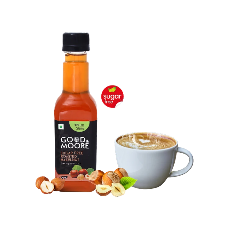GOOD&MOORE Zero Sugar Roasted Hazelnut Coffee Syrup