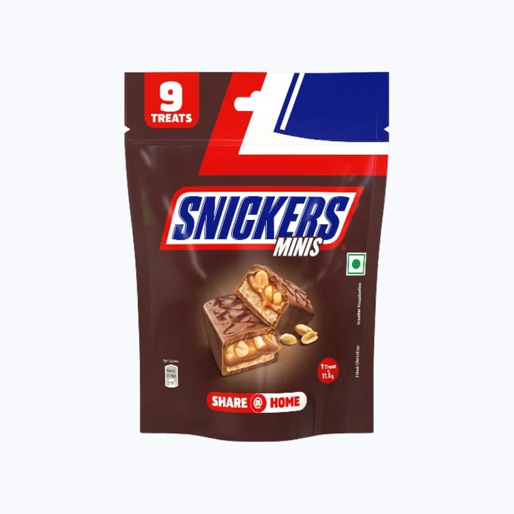 Snickers Nougat & Caramel Shareable Filled Bar Chocolate Pack