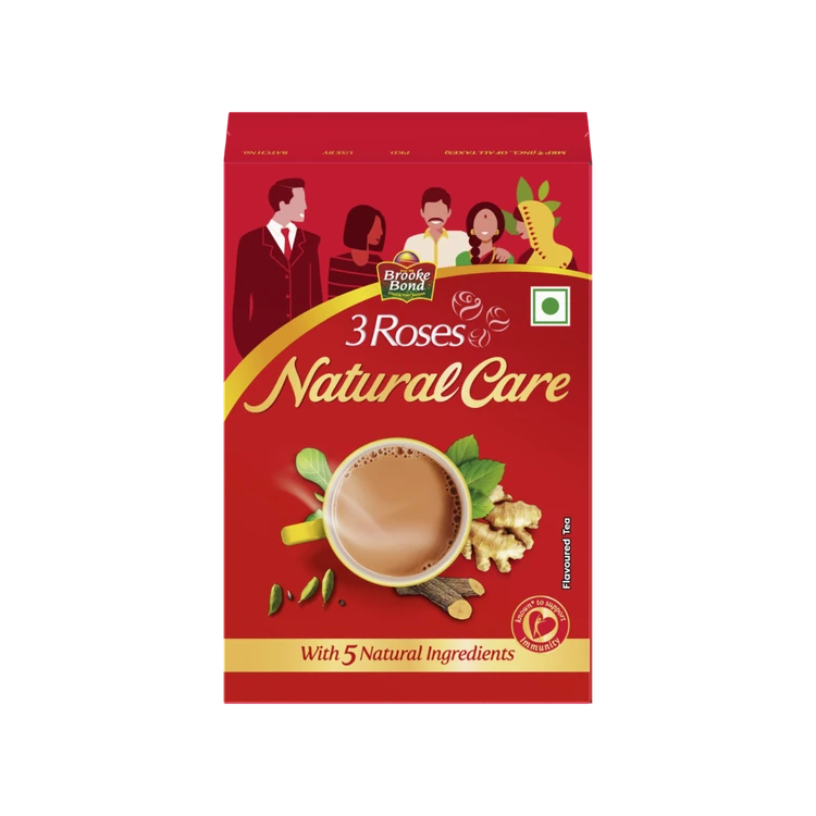 Brooke Bond 3 Roses Natural Care Tea