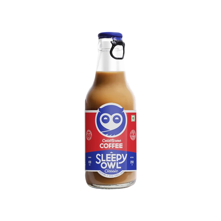 Sleepy Owl Classic Cold Coffee Made with Cold Brew