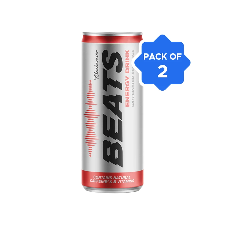 Budweiser Beats Energy Drink - Pack of 2