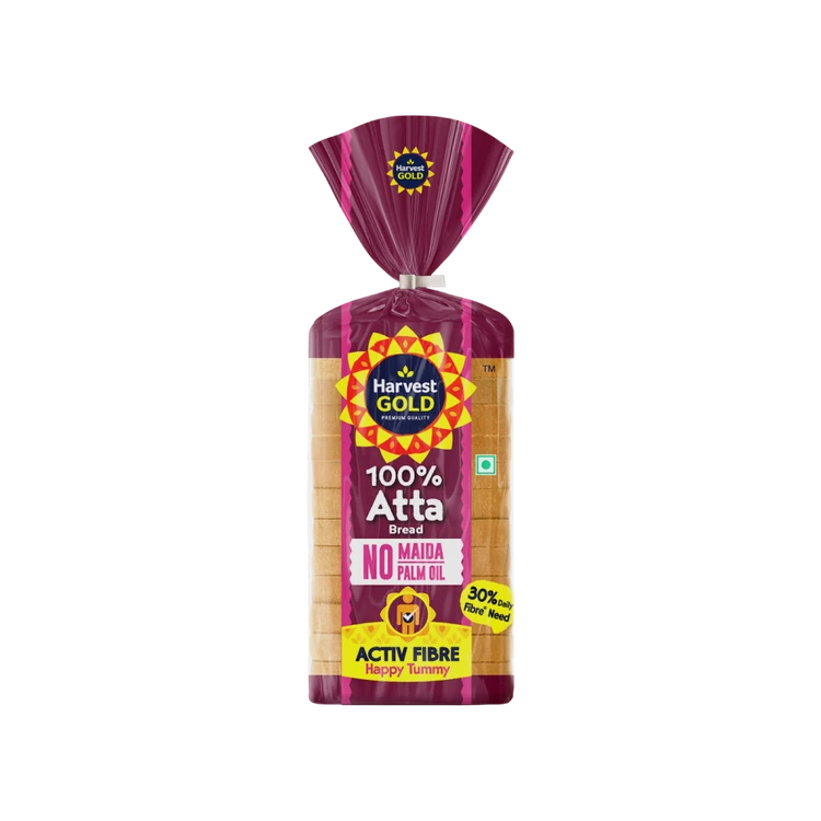 Harvest Gold 100% Atta Whole Wheat Bread