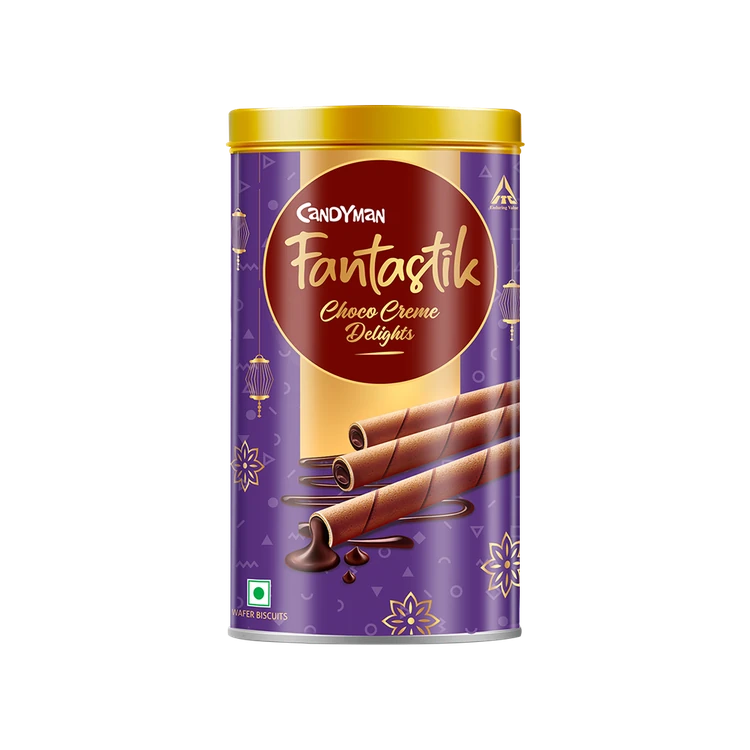 Candyman Fantastik Choco Creme Wafer Roll